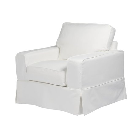 FINE-LINE Americana Chair Slipcover Set Peyton Pearl FI2661498